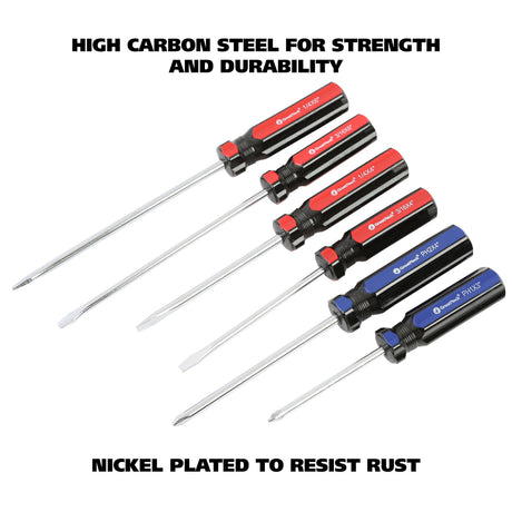 GreatNeck AAR6 AA-Series Screwdriver Set (6 Piece) with Tray Additional Image 2