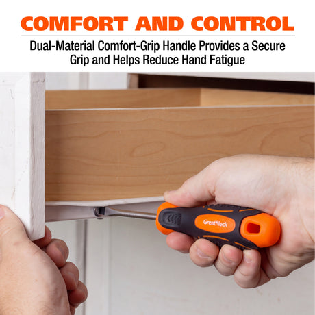 GreatNeck 21824 1/4in. x 4in. Slotted Screwdriver Additional Image 1