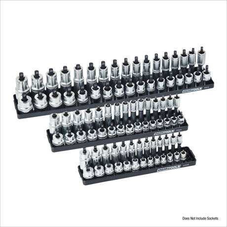 OEMTOOLS 22211 3 Piece Socket Tray Set - Metric Additional Image 1