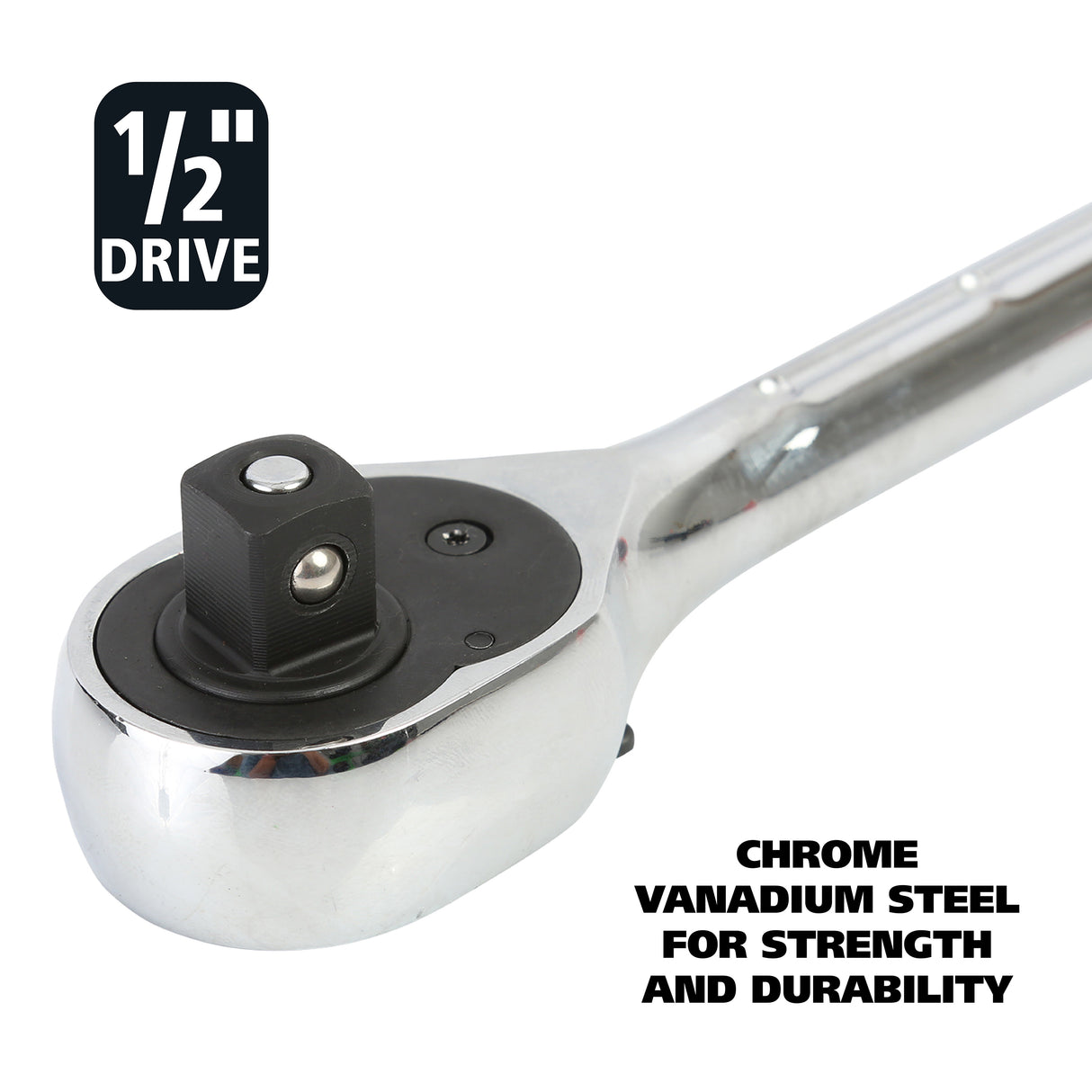 GreatNeck 38021 1/2 Drive Extendable Ratchet Additional Image 4