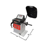 Atlas Equipment Platinum PWB50 Premium 2D Computer Wheel Balancer Additional Image 3