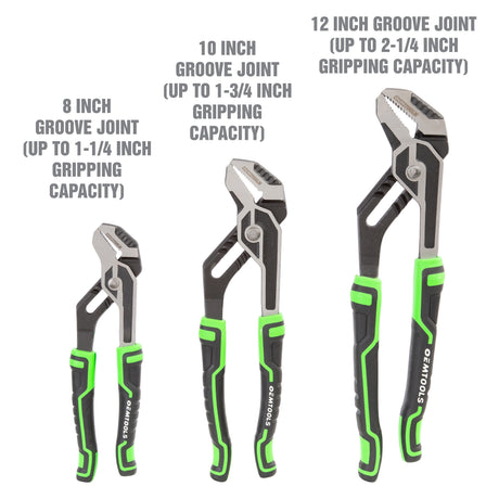 OEMTOOLS 22648 3 Piece Groove Joint Pliers Set Additional Image 1