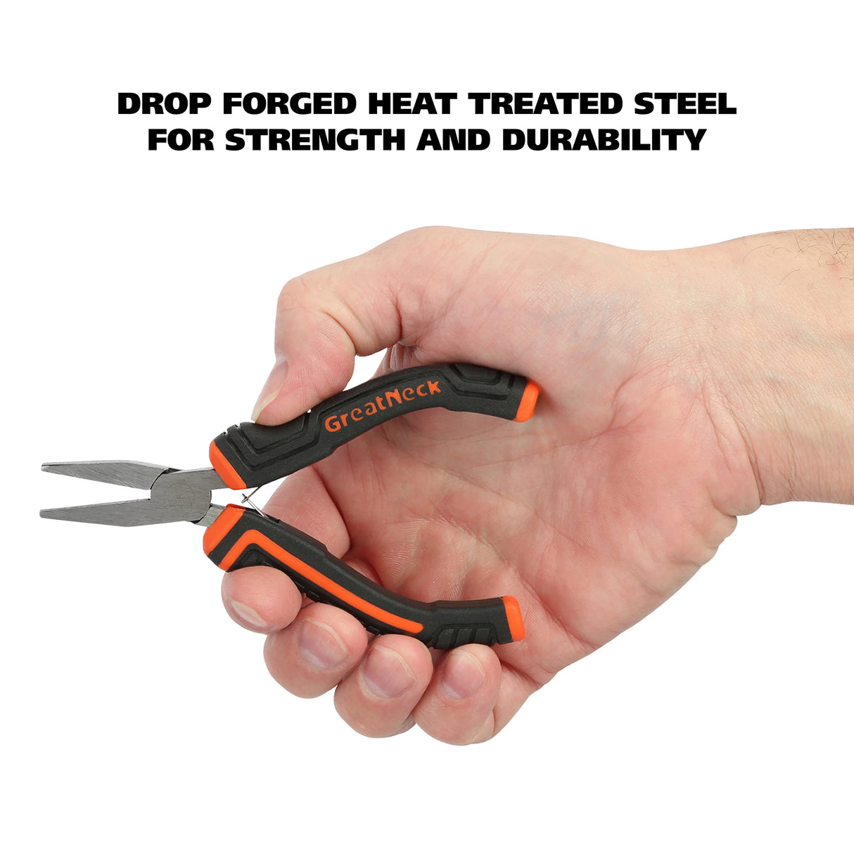 GreatNeck HLF4C Flat Nose Hobby Pliers (4-1/2 Inch) Additional Image 5