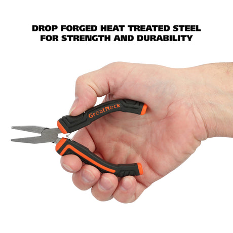 GreatNeck HLF4C Flat Nose Hobby Pliers (4-1/2 Inch) Additional Image 5