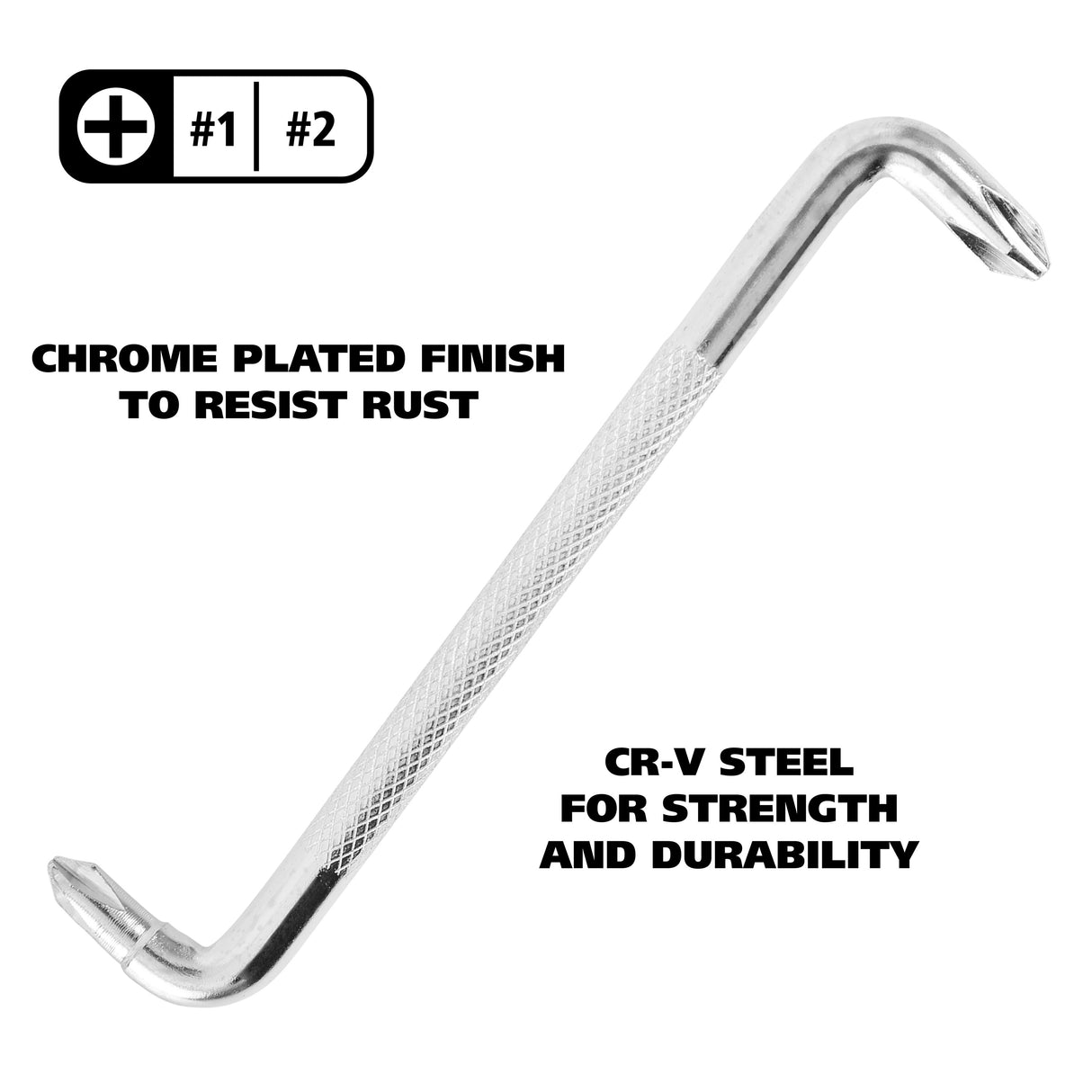 GreatNeck OSR2C Offset Screwdriver (#1 x #2) Additional Image 2