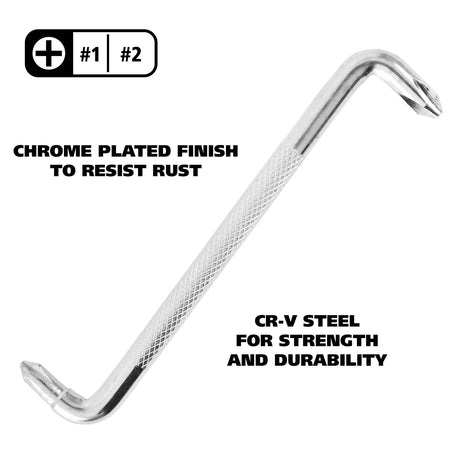 GreatNeck OSR2C Offset Screwdriver (#1 x #2) Additional Image 2
