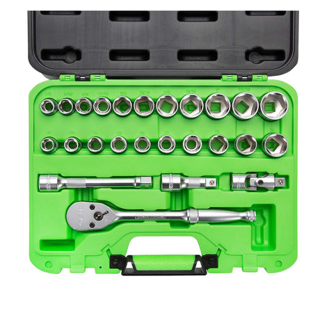 OEMTOOLS 23995 26 Piece 1/2in. Drive Ratchet and Socket Set Additional Image 1