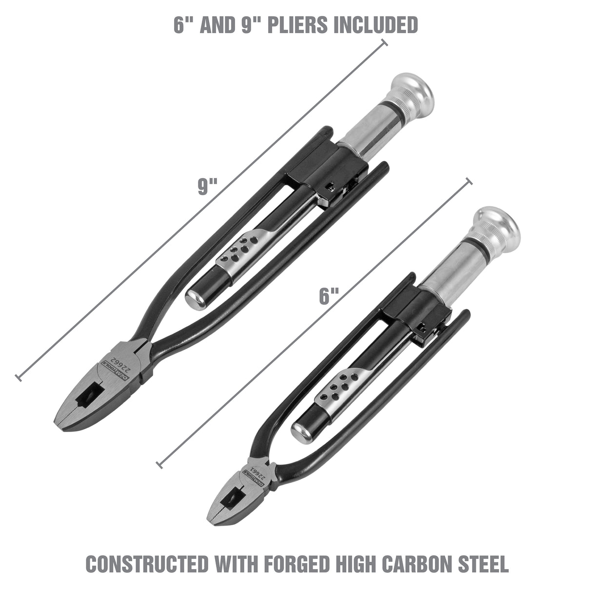 OEMTOOLS 22663 6 and 9 Inch Reversible Wire Twister Pliers with Wire Additional Image 4