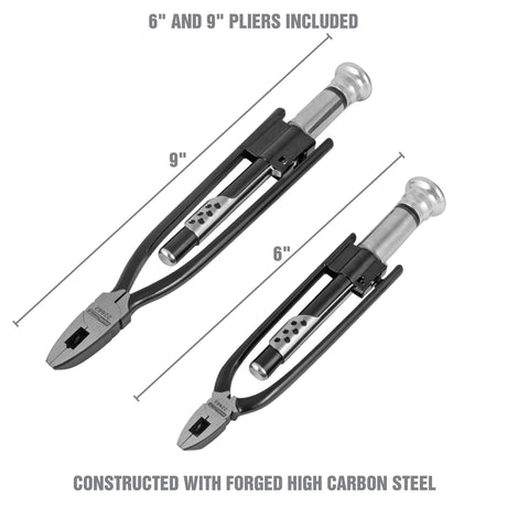 OEMTOOLS 22663 6 and 9 Inch Reversible Wire Twister Pliers with Wire Additional Image 4