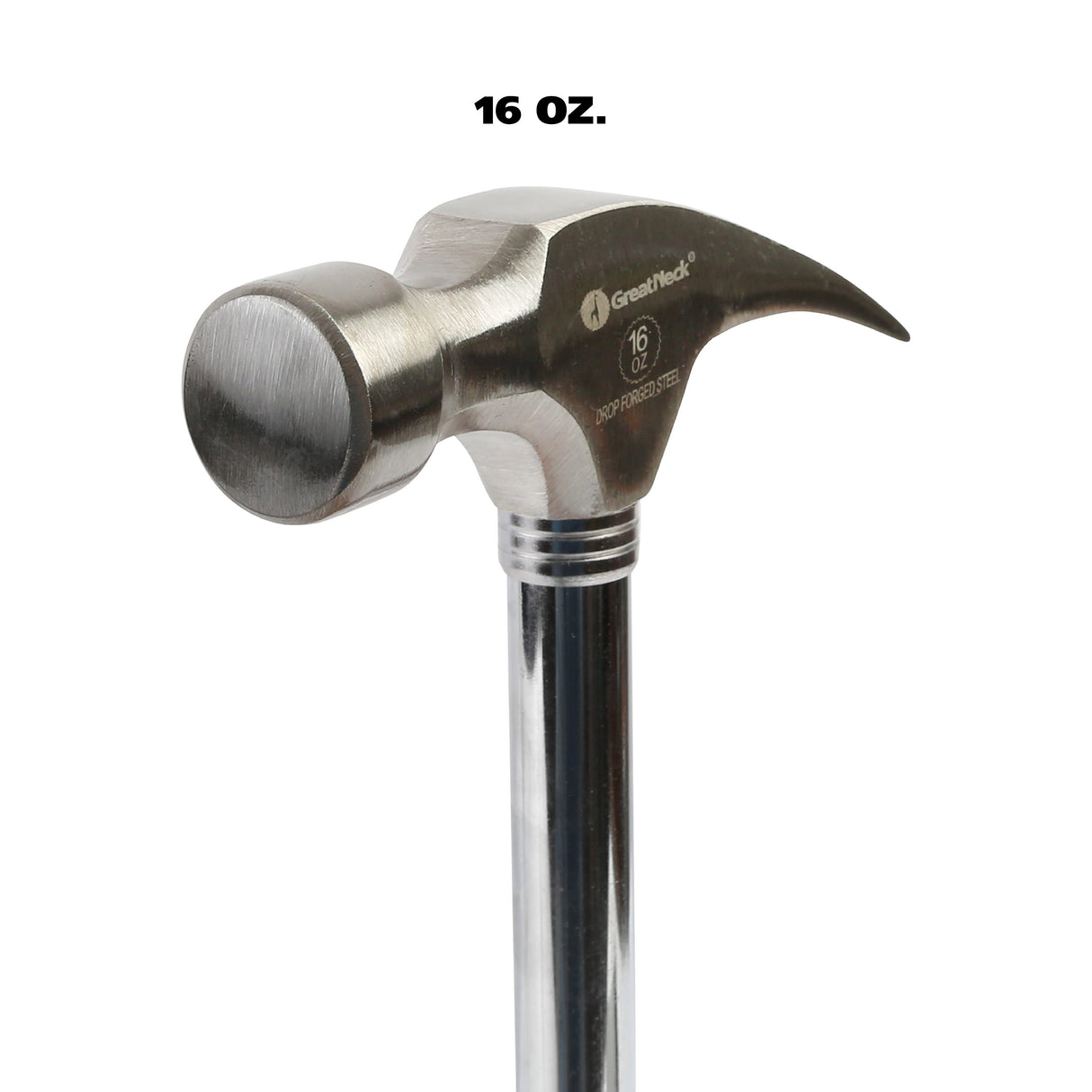 GreatNeck S16S Steel Straight Claw Hammer (16 Oz.) Additional Image 2