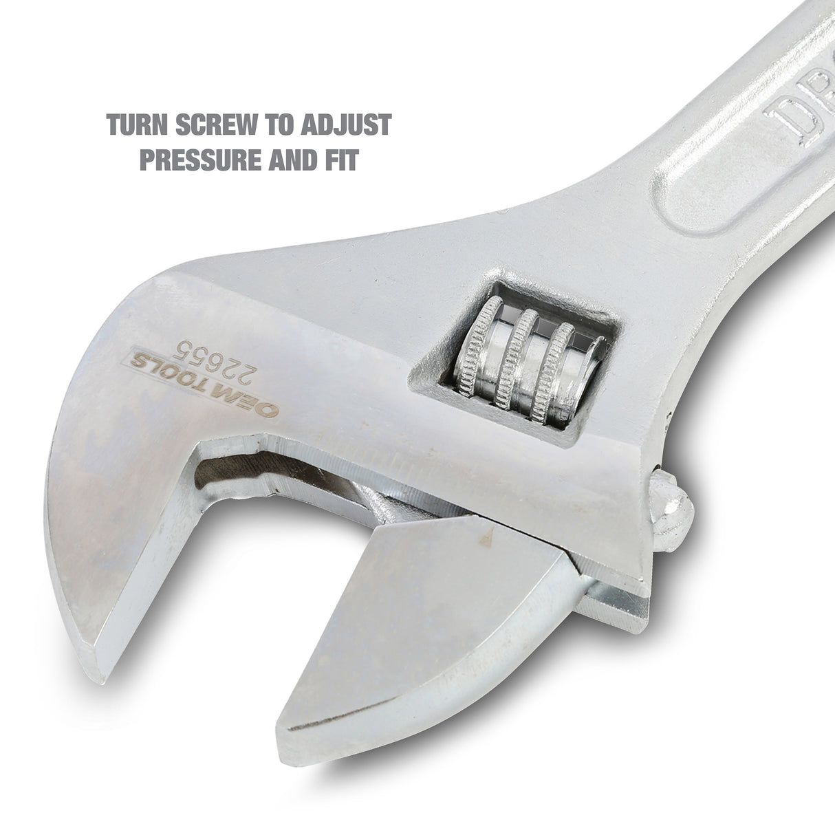 OEMTOOLS 22655 15 Inch Adjustable Wrench Additional Image 3