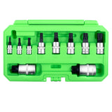 OEMTOOLS 23906 10 Piece 1/4in. Drive Magnetic Triple Square Bit Socket Set Additional Image 2