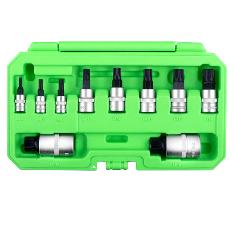 OEMTOOLS 23906 10 Piece 1/4in. Drive Magnetic Triple Square Bit Socket Set Additional Image 2