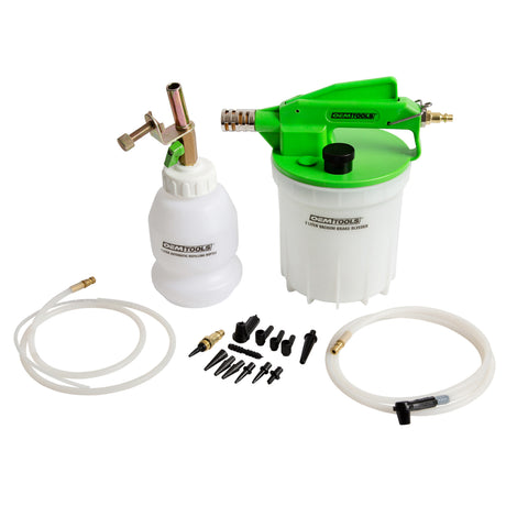 OEMTOOLS 22506 2 L Vacuum Brake Bleeder Kit w/2 L Brake Fluid Extractor and 1 L Automatic Refilling Bottle Main Image