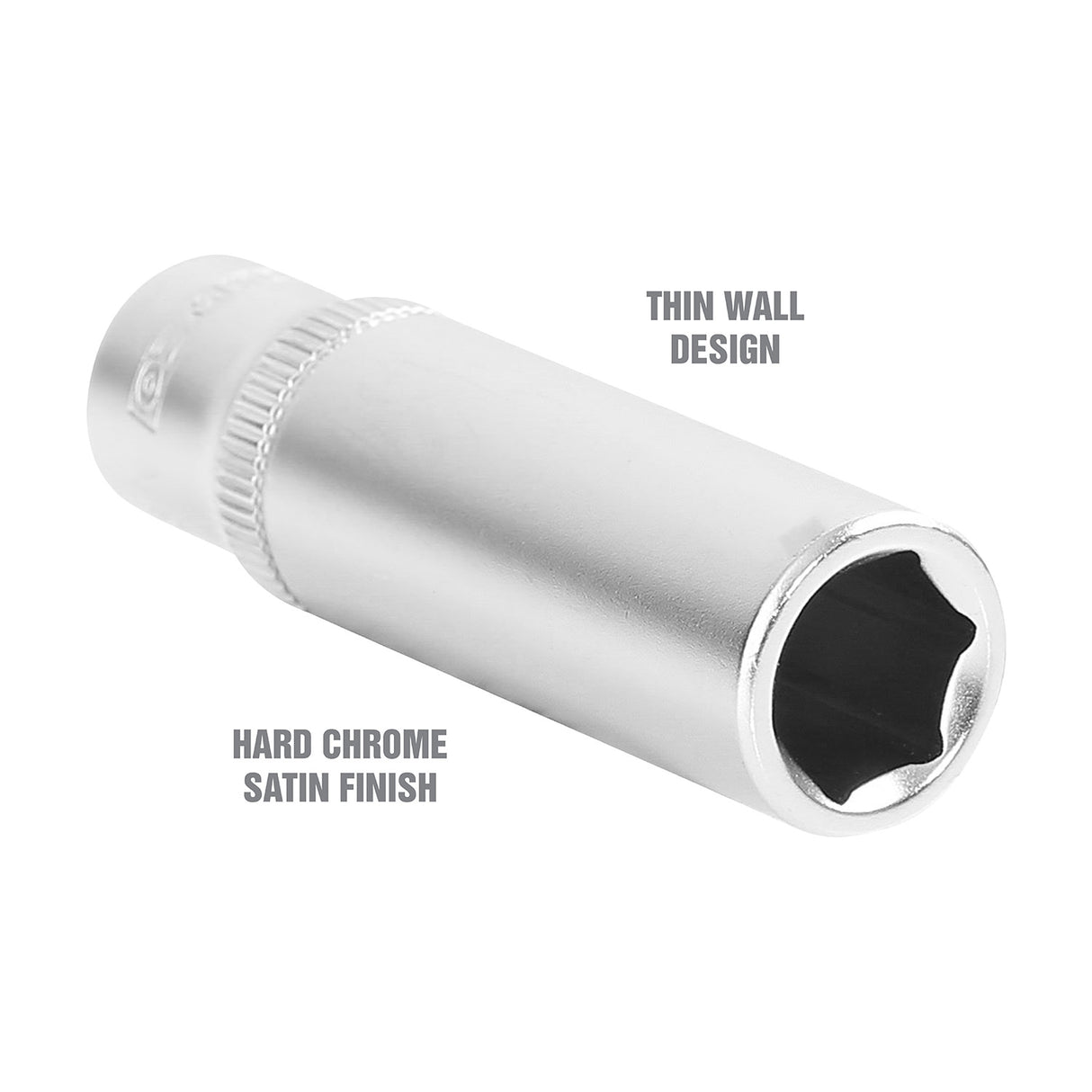 OEMTOOLS 22262 1/4 Inch Drive 6 Pt. Deep Socket (3/8 Inch) Additional Image 2