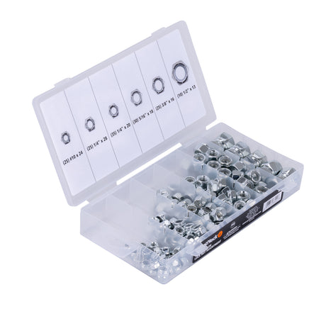 GreatNeck 68220 150-Piece Nylon Lock Nut Assortment Main Image