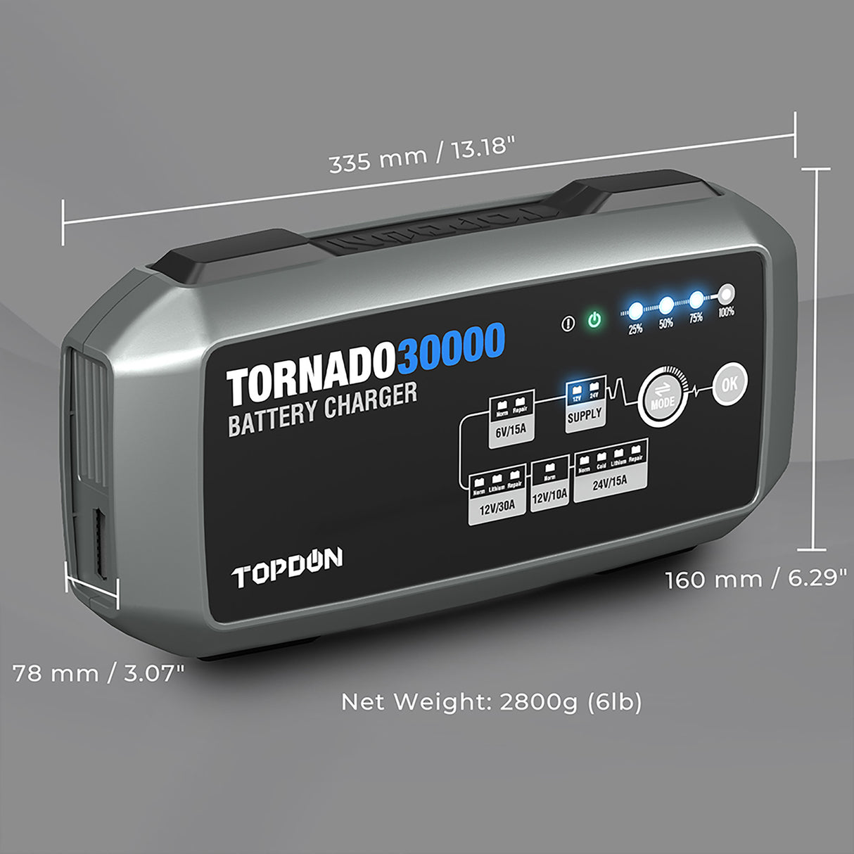 TopDon T30000 30A Smart Charger and Power Supply Additional Image 8