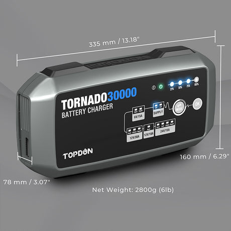 TopDon T30000 30A Smart Charger and Power Supply Additional Image 8