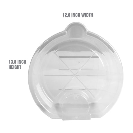 OEMTOOLS 87013 4.5L Oil Drain Pan Clear with Level Scale Additional Image 1