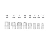 OEMTOOLS 25445 3/8in. Drive Super Grip Socket Set - Metric Additional Image 2