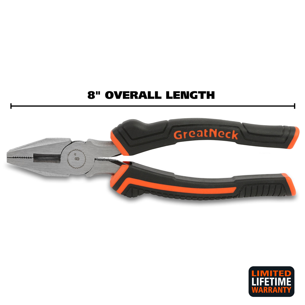 GreatNeck E8C Linesman Pliers (8 Inch) Additional Image 1