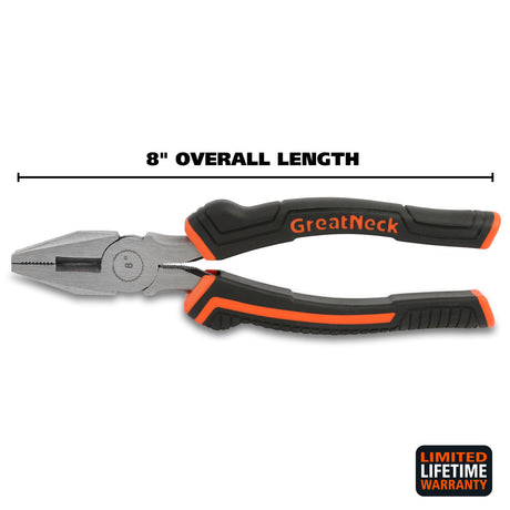 GreatNeck E8C Linesman Pliers (8 Inch) Additional Image 1