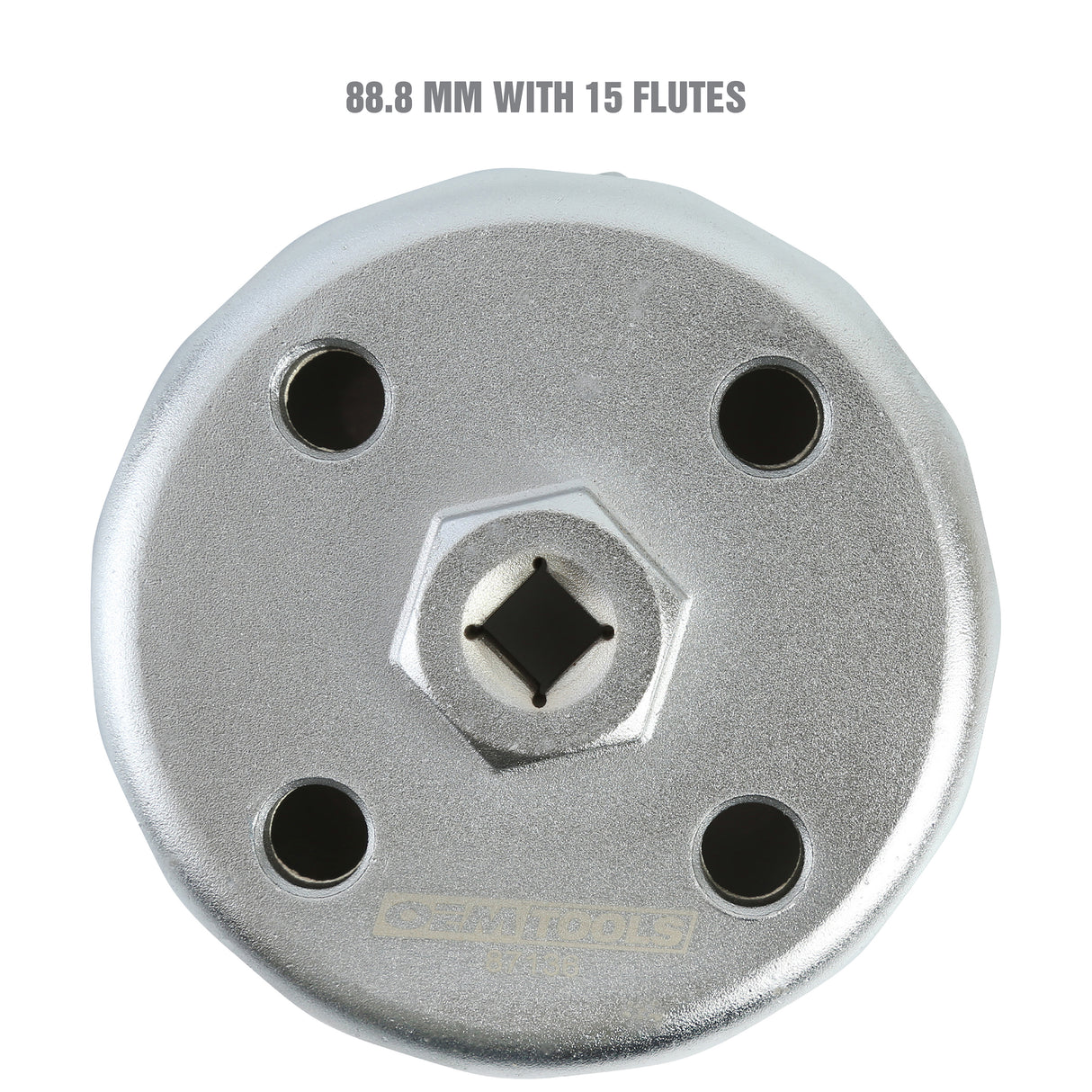 OEMTOOLS 87136 88.8 mm 15 Flute Oil Filter Cap Wrench Additional Image 1