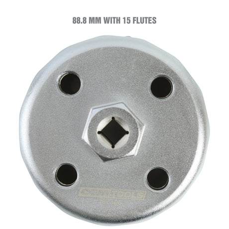 OEMTOOLS 87136 88.8 mm 15 Flute Oil Filter Cap Wrench Additional Image 1