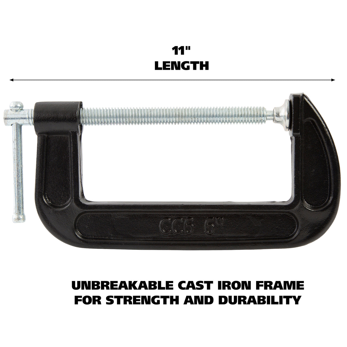 GreatNeck CC6 C-Clamp (6 Inch) Additional Image 1