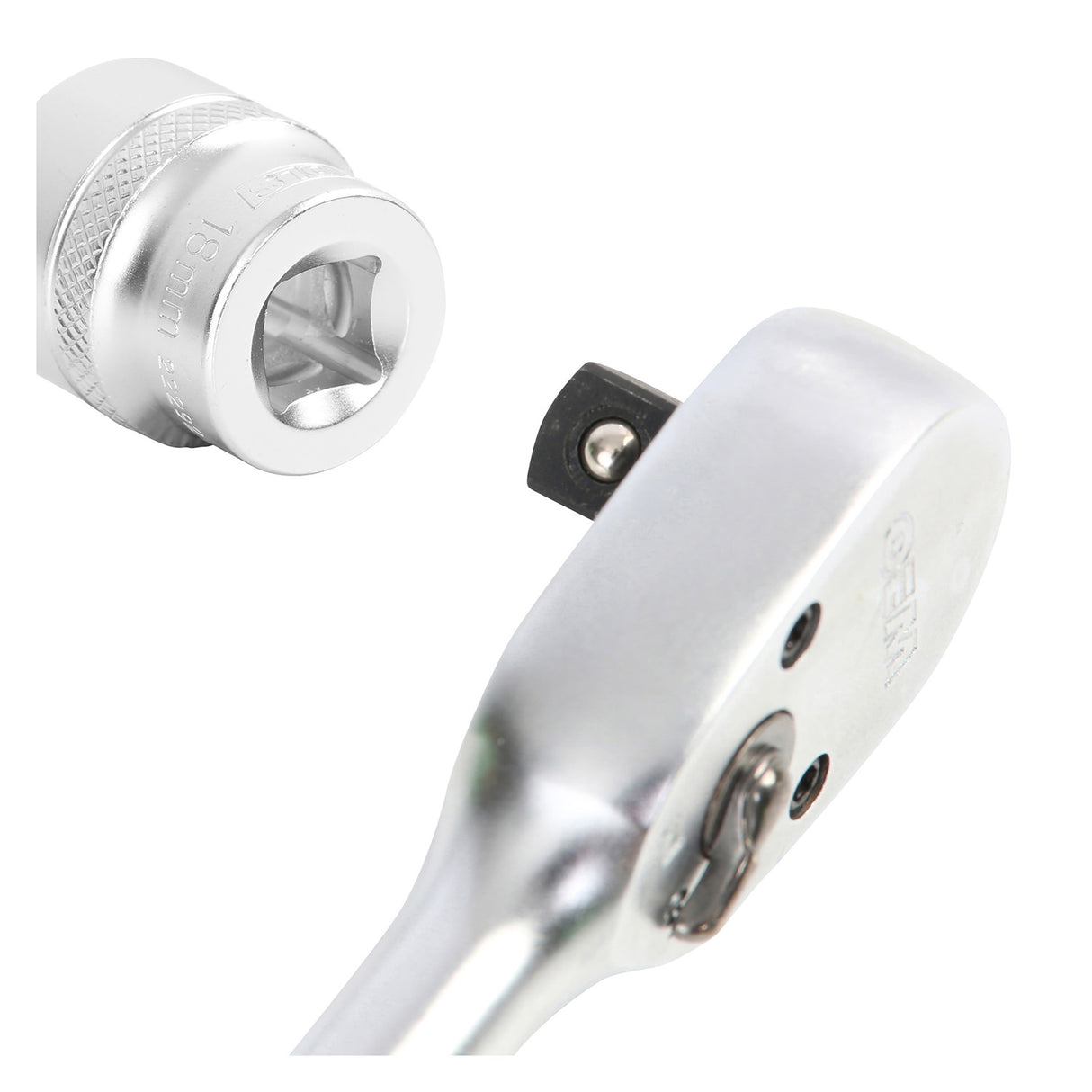 OEMTOOLS 22292 3/8 Inch Drive 6 Pt. Socket (18 mm) Additional Image 3