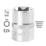 OEMTOOLS 22812 E24 1/2 Inch Drive External Star Socket Additional Image 1