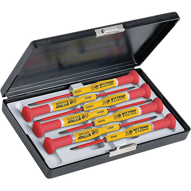 Knipex 9T 89367 7 Pc. Wittron 1000V Insulated Precision Screwdriver Set Main Image