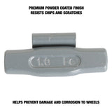 OEMTOOLS 23225 1.00 Oz. P Style Steel Wheel Weight - 1 Box of 25 Additional Image 3