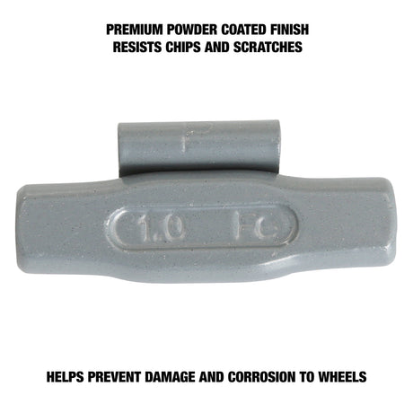 OEMTOOLS 23225 1.00 Oz. P Style Steel Wheel Weight - 1 Box of 25 Additional Image 3
