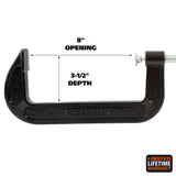 GreatNeck CCC8 C-Clamp (8 Inch) Additional Image 2