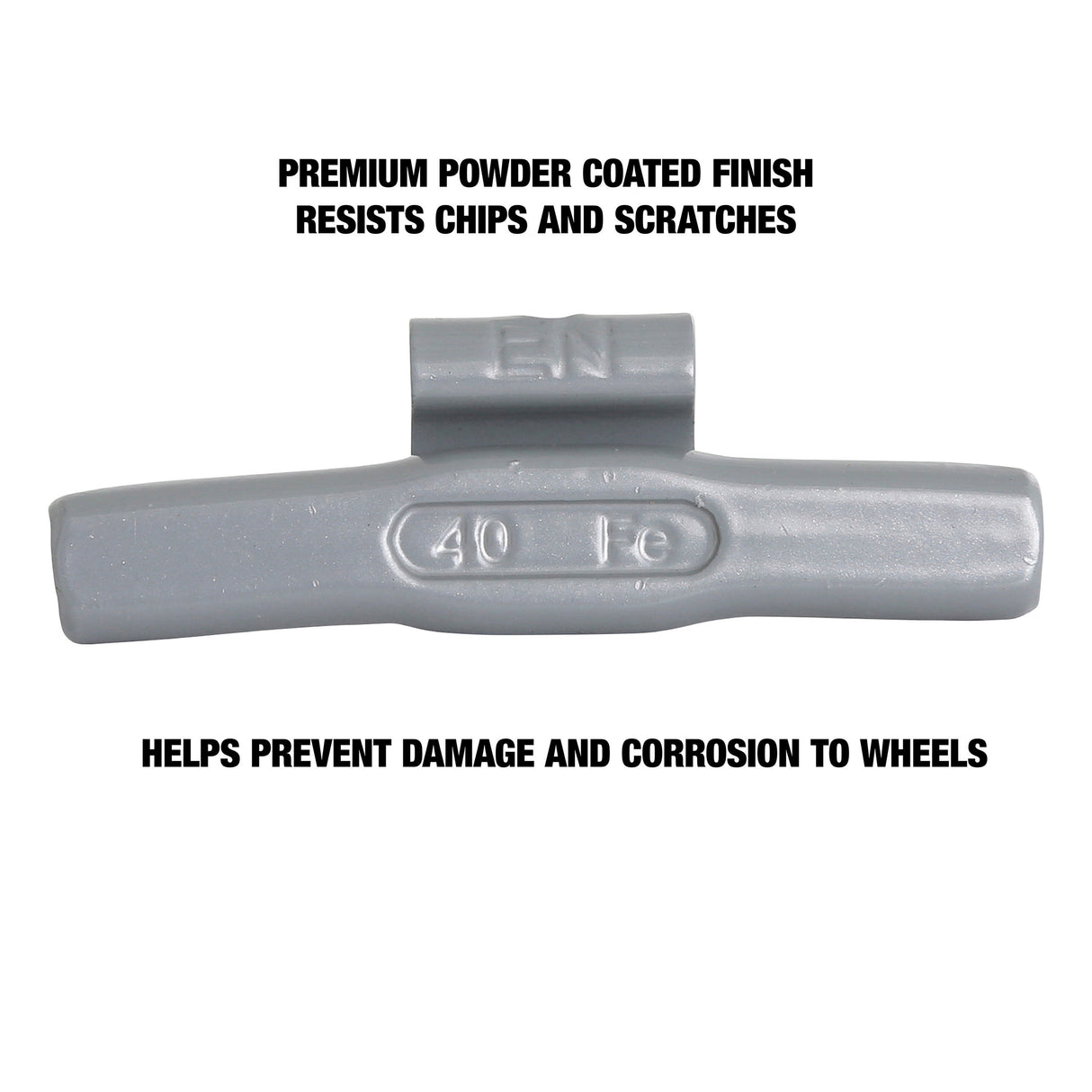 OEMTOOLS 23293 40 gm. EN Style Steel Wheel Weight - 1 Box of 25 Additional Image 3
