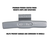 OEMTOOLS 23293 40 gm. EN Style Steel Wheel Weight - 1 Box of 25 Additional Image 3