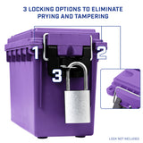 Sheffield 12632- Field Box- Purple, Made in the U.S.A. Additional Image 4