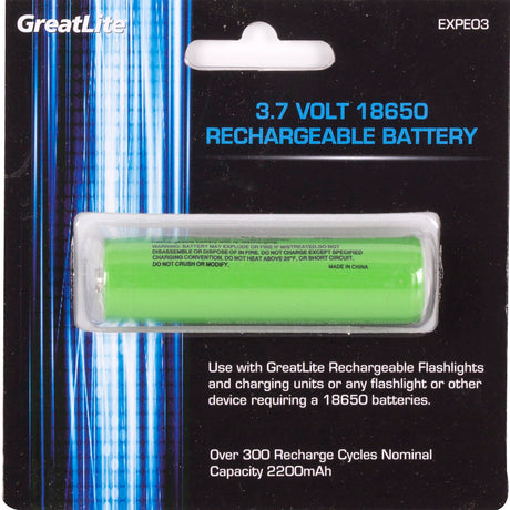 GreatLite 3.7V Rechargeable Battery Additional Image 2