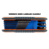GreatNeck 74208 Folding SAE Hex Key Set (9-Piece) Additional Image 2