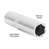 OEMTOOLS 22445 1/2 Inch Drive 6 Pt. Deep Wall Socket (15 mm) Additional Image 2