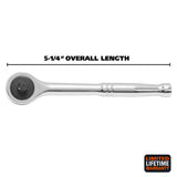 GreatNeck RA14 1/4 Drive Ratchet Additional Image 1