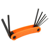 GreatNeck HEK7M Folding Hex Key Set (7 Piece Metric) Main Image