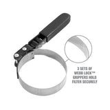 OEMTOOLS 25129 3-1/2in. to 3-7/8in. Heavy Duty Oil and Gas Filter Wrench Additional Image 2