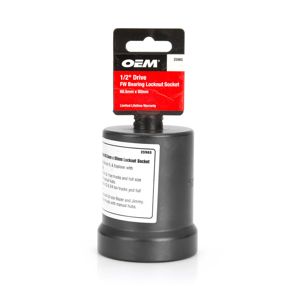OEMTOOLS 25965 1/2in. Front Wheel Bearing Locknut Socket Additional Image 3