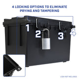 Sheffield 12701 XL Field Box with Lift Out Storage Tray-Black Additional Image 4
