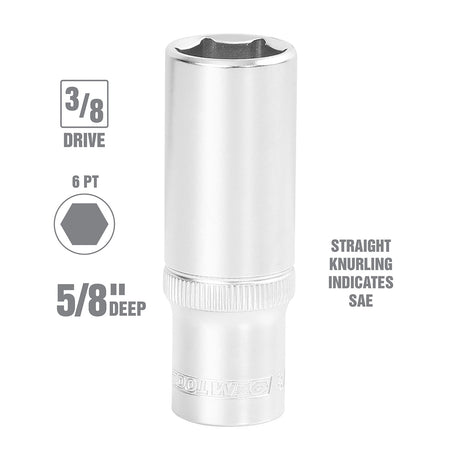 OEMTOOLS 22346 3/8 Inch Drive Deep Wall Socket Additional Image 1