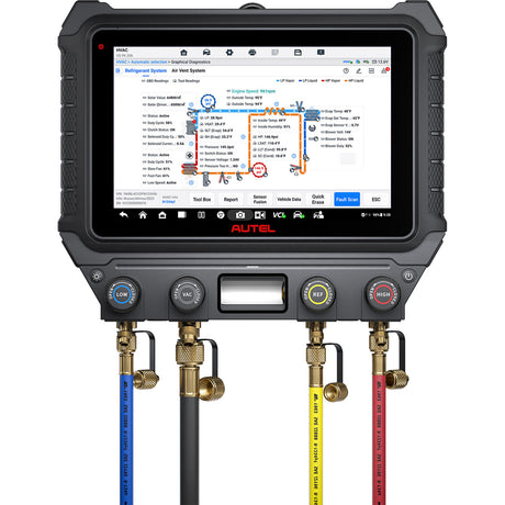 Autel AC909D MaxiHVAC AC909 Advanced A/C Diagnostic System Additional Image 1