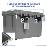 Sheffield 12766 4 PK XL Field Box Set - Gray Additional Image 4