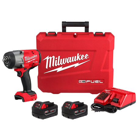 Milwaukee 2967-22 M18 Fuel 1/2 High Torque Impact Wrench w/ Friction Ring Kit Main Image